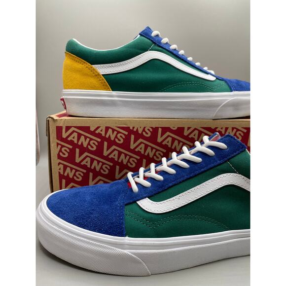 Vans Old Skool Yatch Club Men’s Sneakers Multi Color Blue Green Red Yellow 10 - Picture 11 of 15